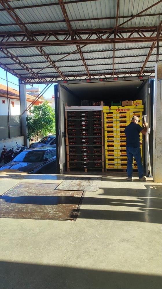 RAHA Freshline saha fotoğrafı — üretim, paketleme ve sevkiyat